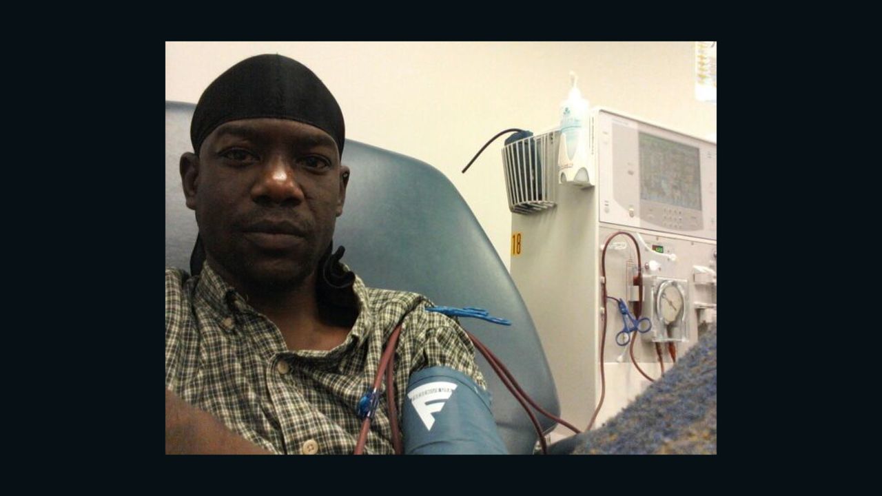 Carmichael Griffin has been on dialysis and awaiting a kidney transplant for nearly 12 years. 