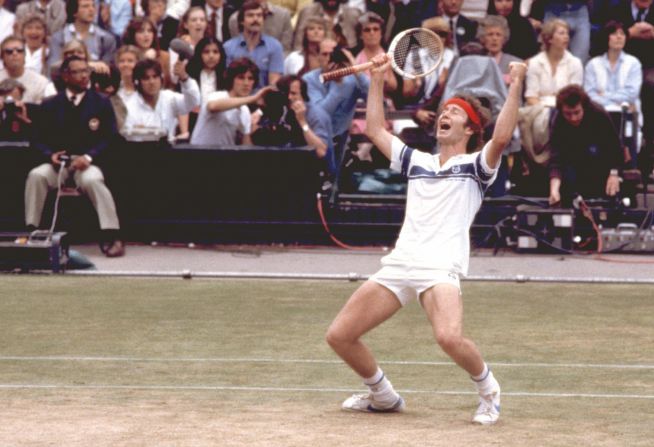 Feisty New Yorker John McEnroe was not blessed with great serving power but his speed, aggression and razor-sharp reflexes enabled him to finish off many a rally with a perfectly executed volley.