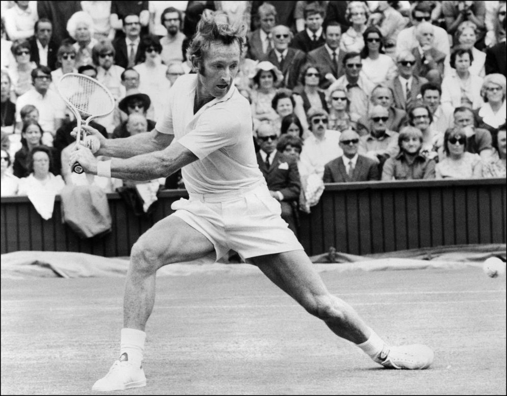 Australian legend Rod Laver, four times a Wimbledon champion during the 1960s, played serve and volley better than anyone in an era where the technique was more common.
