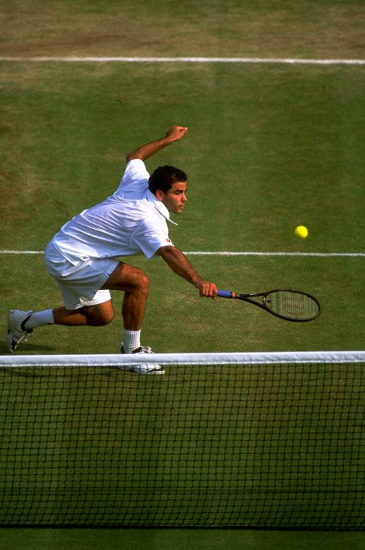Wimbledon's most successful male player, Pete Sampras, had a phenomenal all-round game, and the American's serve and volley expertise was one of his most potent weapons as he won seven titles and 14 grand slams overall.