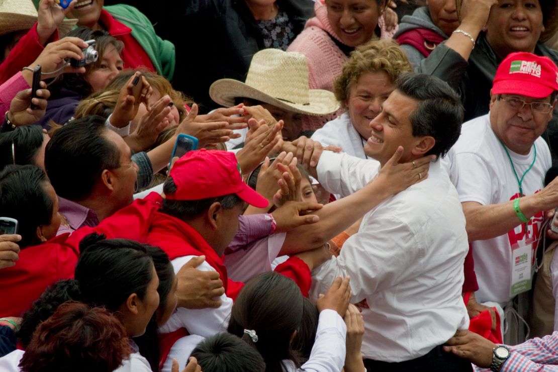 Enrique Pena Nieto of the Institutional Revolutionary Party has faced criticism from U.S. lawmakers.