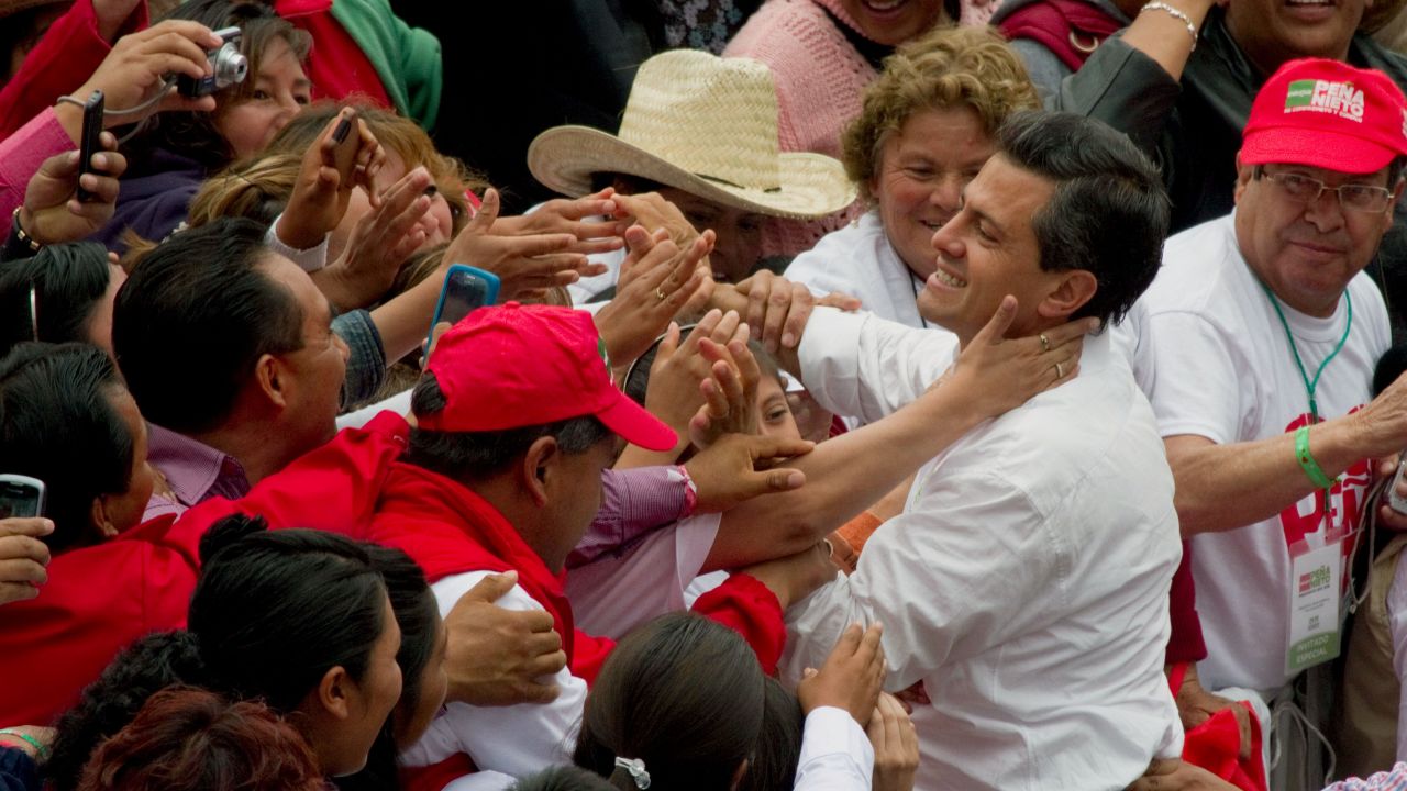 Enrique Pena Nieto of the Institutional Revolutionary Party has faced criticism from U.S. lawmakers.