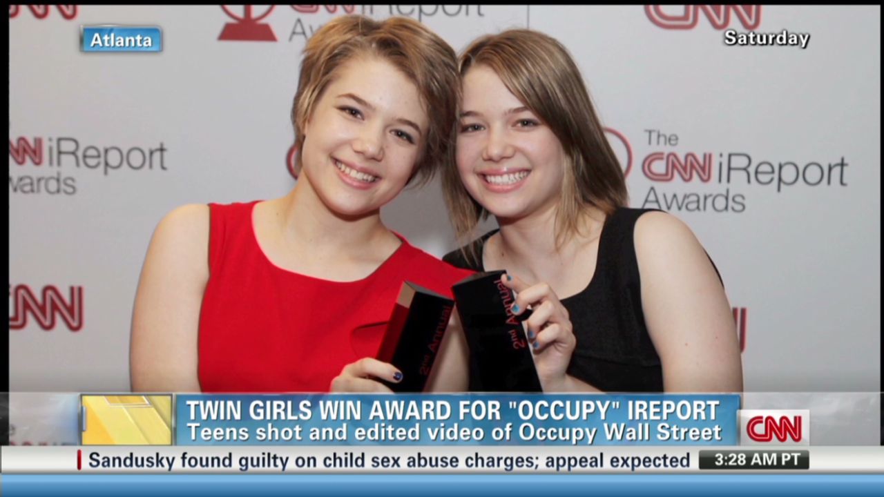 15-year-old twins win iReport award