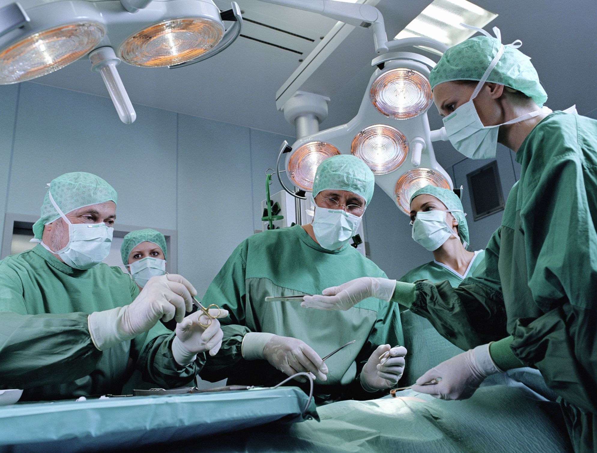 surgeon operating