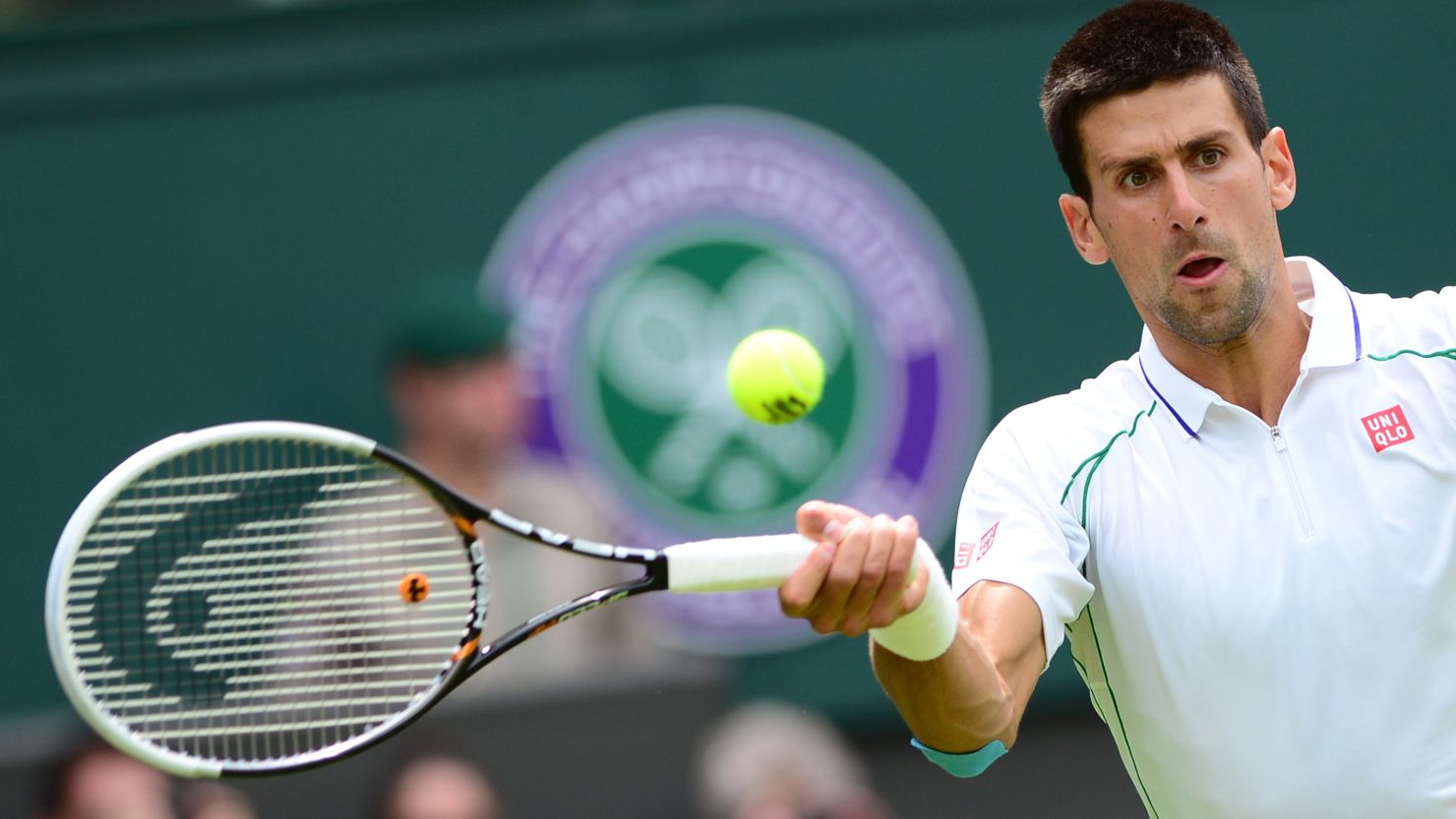 Serbia's Novak Djokovic won comfortably in his first match since losing the French Open final earlier this month.
