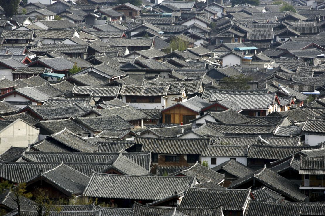 View of Lijiang in Yunnan province