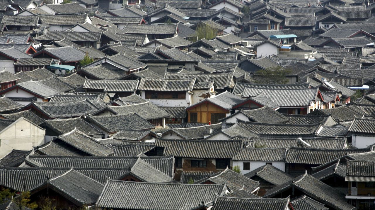 View of Lijiang in Yunnan province