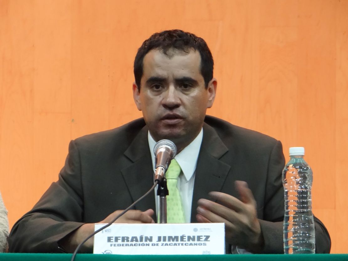 Efrain Jimenez says voting in Mexican elections "shows we are part of the Mexican nation."