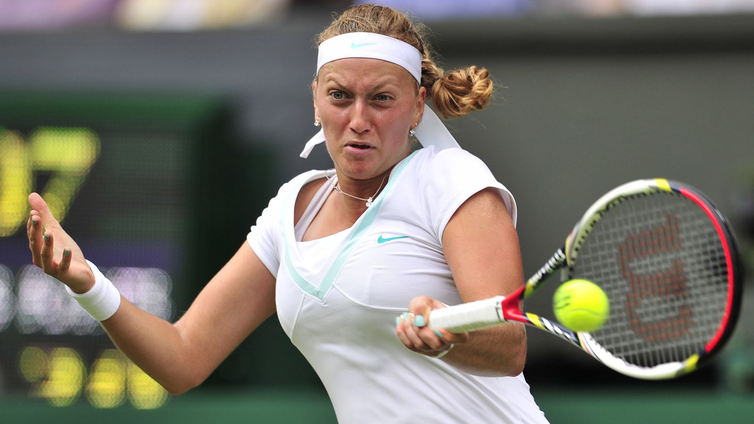 World number four Petra Kvitova's 2011 Wimbledon triumph is her only grand slam win.