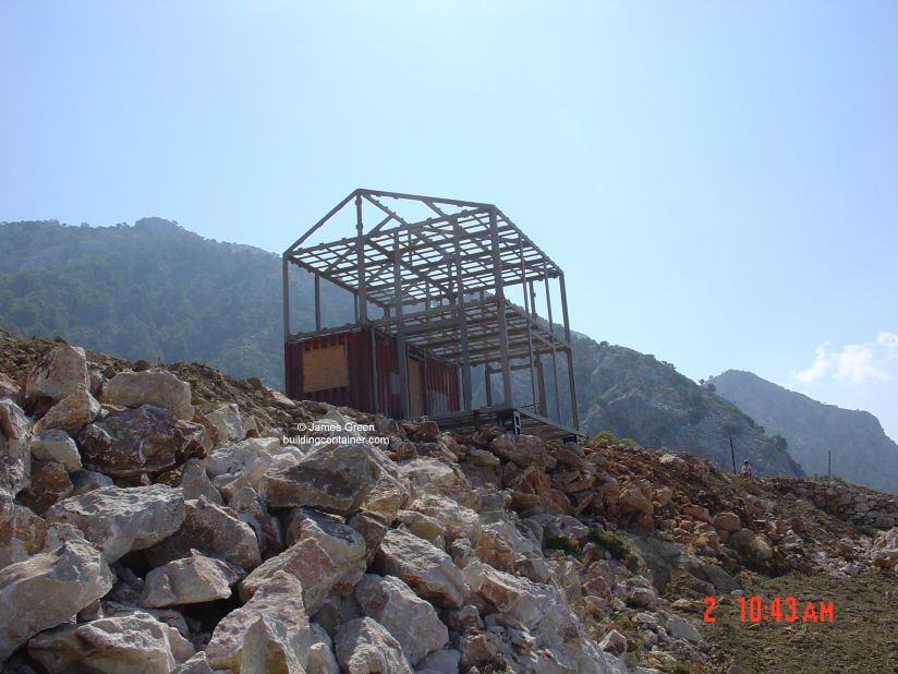 Structural engineer James Green filed a patent for the design in 2008 which was recently granted. Here is a prototype which he is building in Fethiye, Turkey. 