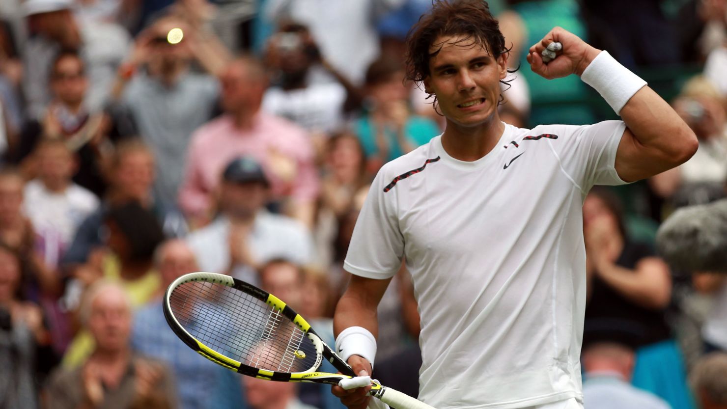 World number two Rafael Nadal fought back well after losing the first four games of his first round match.