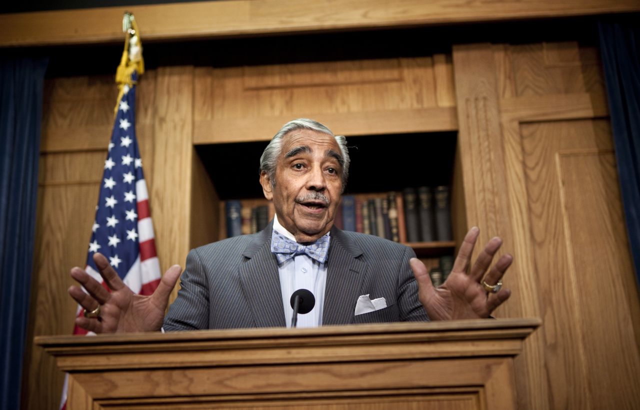 Rangel announced he was temporarily stepping aside as chairman of the House Ways and Means Committee until the House Ethics Committee concluded an investigation into possible violations.