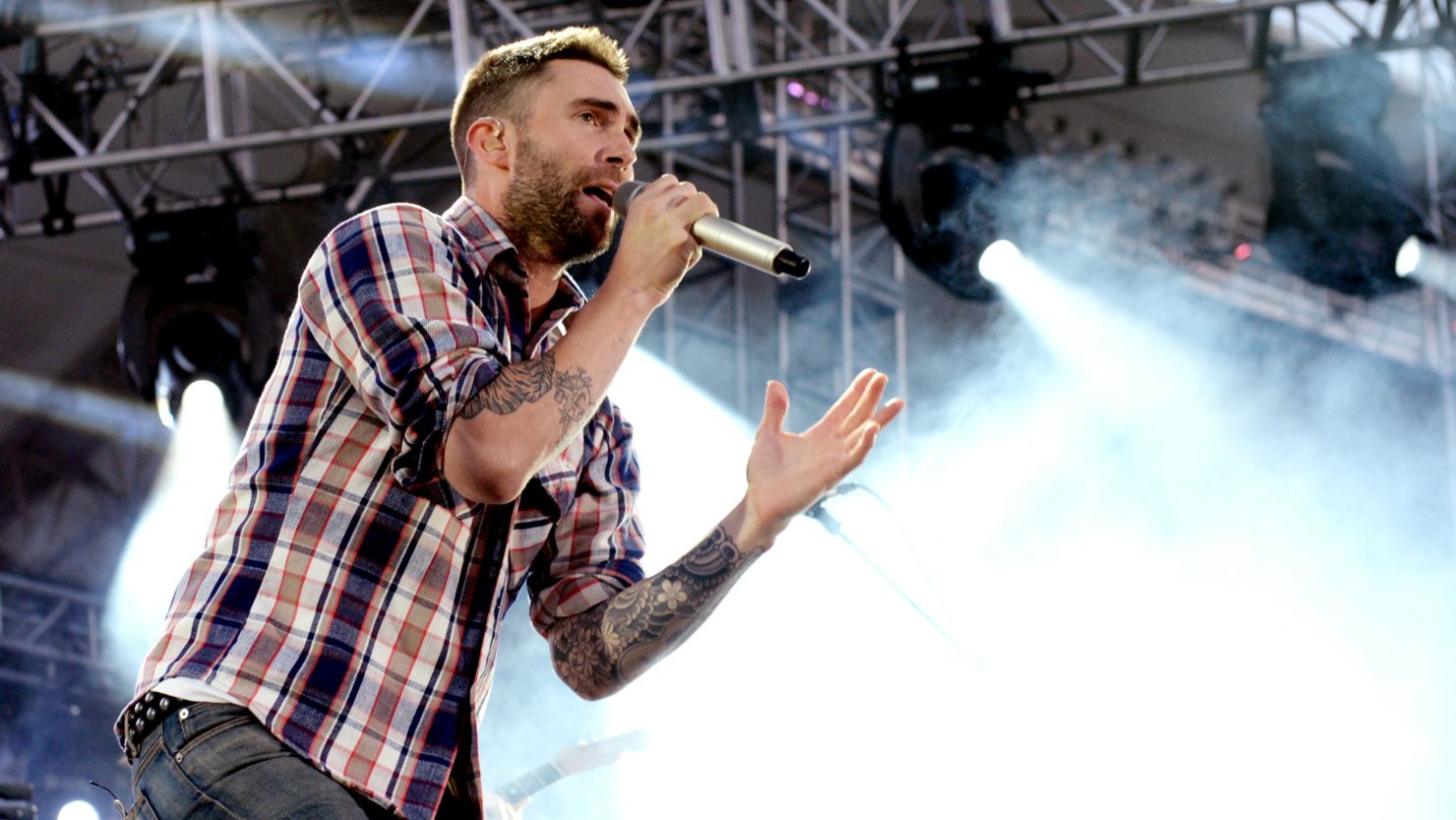 Adam Levine of Maroon 5 performs at 102.7 KIIS FM's Wango Tango at The Home Depot Center on May 12 in California. 