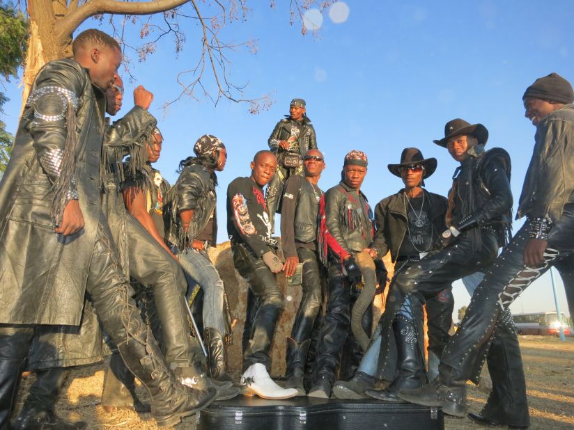 Botswana's rockers have carved a unique image reminiscent of the 1970s British heavy metal scene.