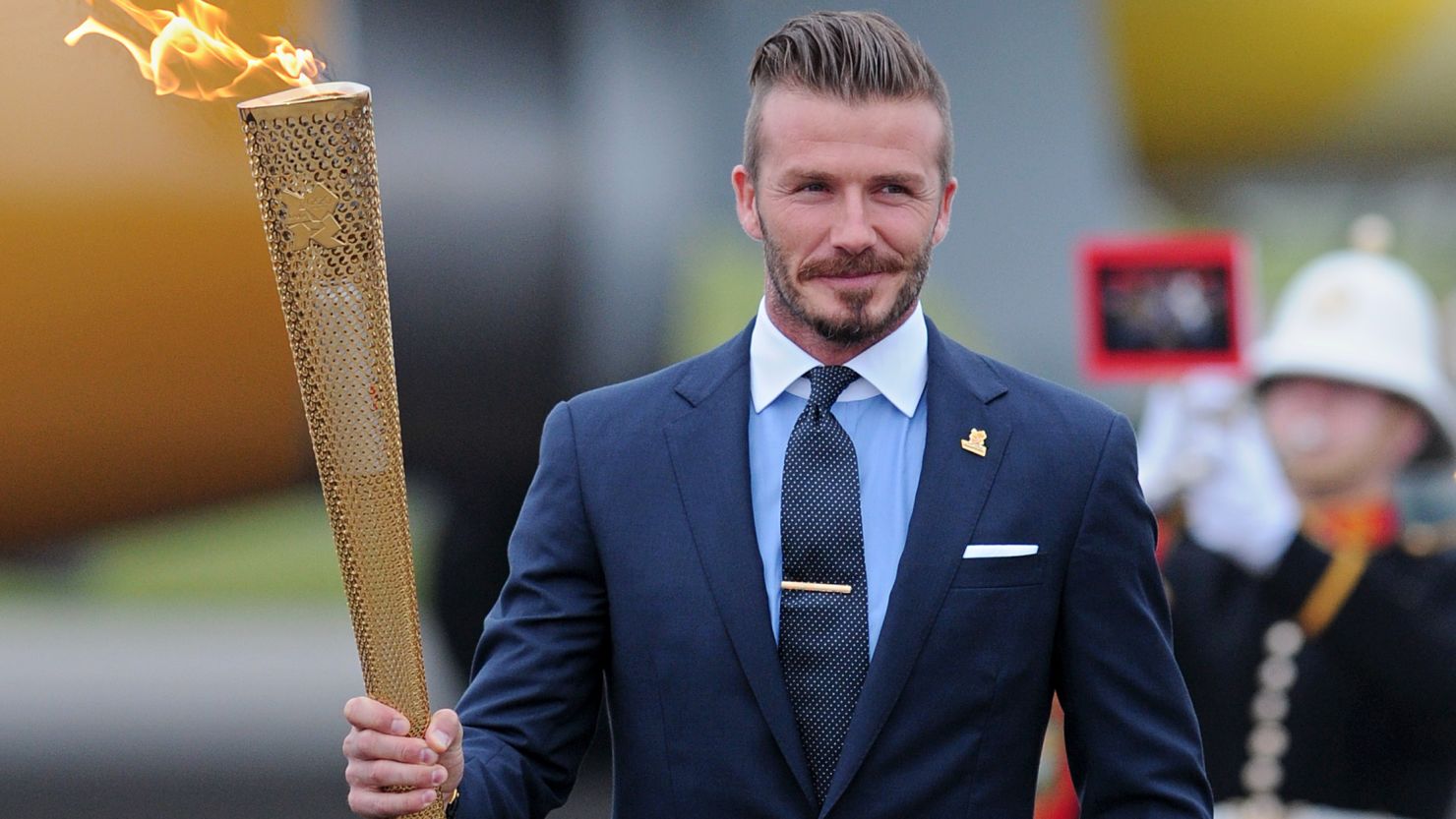 Los Angeles Galaxy star David Beckham was part of London's successful bid to host the 2012 Games.