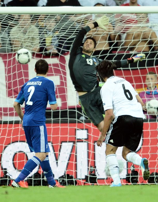 Joint-favorites Germany were far too strong for Greece in the quarterfinals, thrashing Fernando Santos' side despite resting three of their forwards for the game.