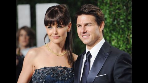 Cruise and Holmes arrive at the 2012 Vanity Fair Oscar Party at Sunset Tower in West Hollywood, California, in February. Tom Cruise and Katie Holmes are getting a divorce after five years of marriage, according to Cruise's attorney. 