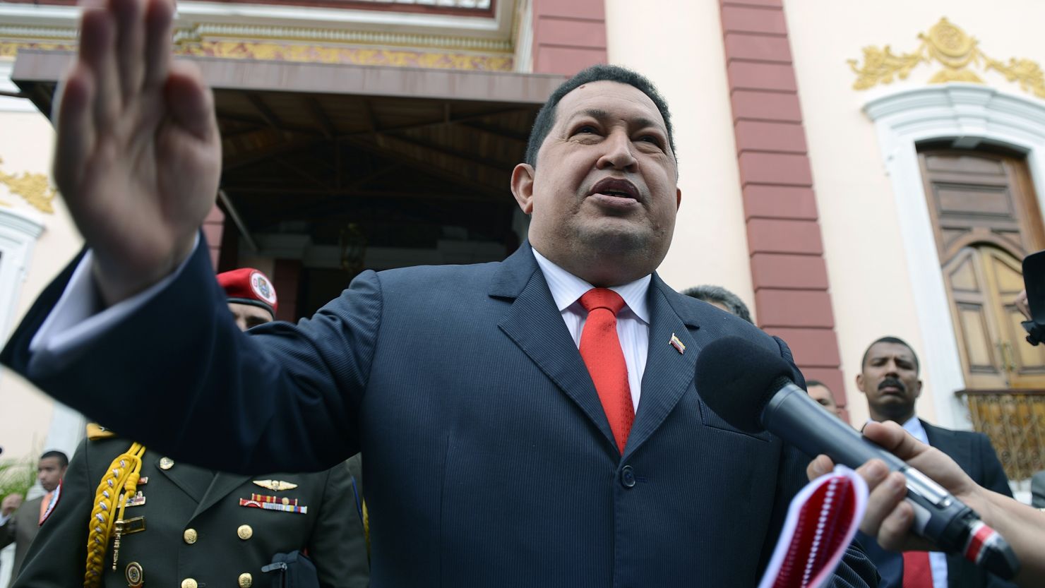 Venezuelan President Hugo Chavez said the man was detained while trying to cross the border from Colombia into Venezuela.