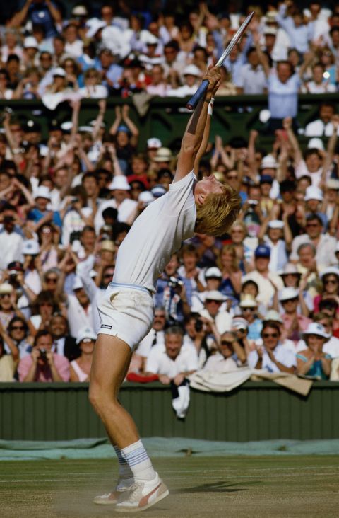 Boris Becker won the Queen's Club championship in the buildup to Wimbledon in 1985, but nobody could have predicted what followed. The unseeded German embarked on a run of wins which culminated in a four-set victory over American Kevin Curren, making the 17-year-old Wimbledon's youngest men's singles champion.