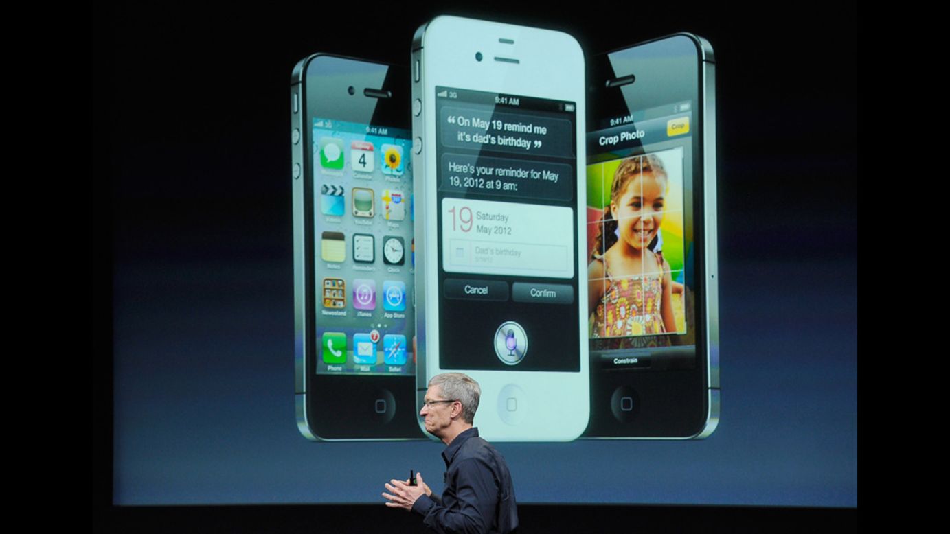 The iPhone 4S, released in 2011, expanded on the iPhone's innovations with its high-resolution screen and Siri, Apple's voice-activated virtual "assistant."