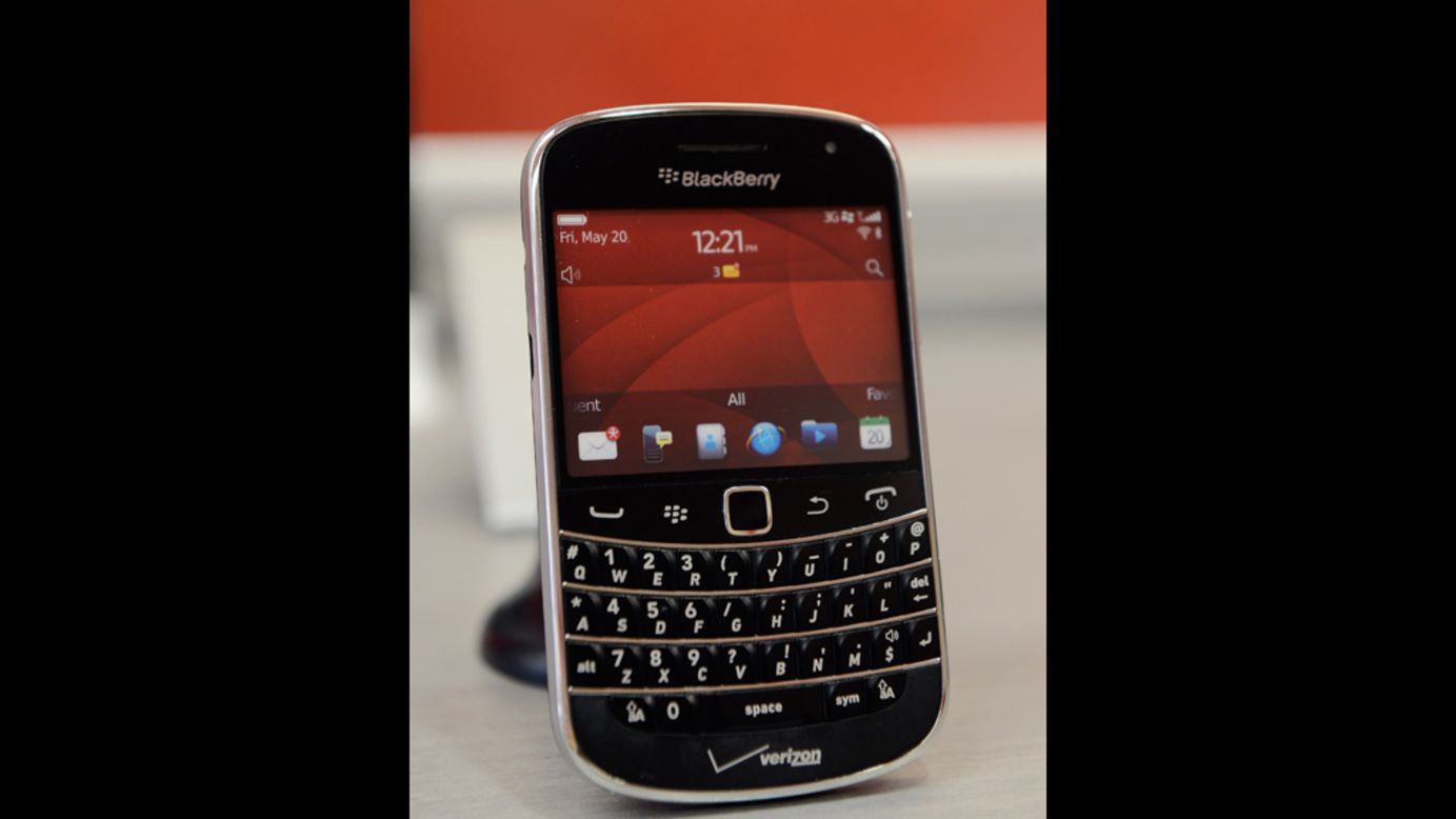 The BlackBerry Bold 9930, shown here, was one of many BlackBerry devices so popular in the early 2000s they were dubbed "CrackBerries." Popular for business applications because of their full keyboards and advanced e-mail capabilities, most BlackBerrys have since been eclipsed by flashier smartphones.