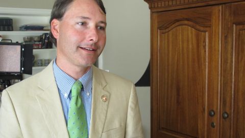 State Rep. Sam Mims says his goal is to protect women, but if the law means fewer abortions, "then that's a good thing."