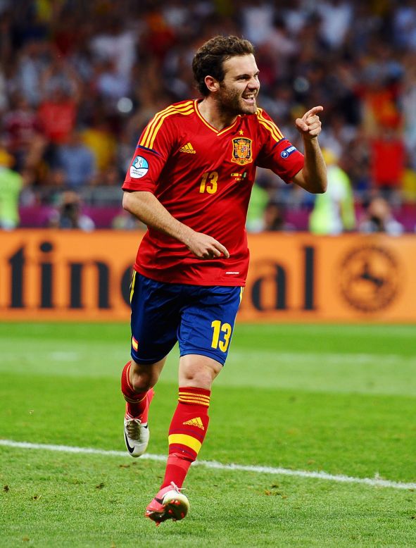 Juan Mata came also came on as a late substitute to complete the rout, receiving a pass from Torres before driving the ball past a helpless Gianluigi Buffon in the Italian goal. 