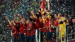 Spain have become the first country to win three major tournaments in a row. A 4-0 thrashing of Italy at the Olympic Stadium in Kiev on Sunday confirmed Vicente Del Bosque's team as undisputed kings of world football.