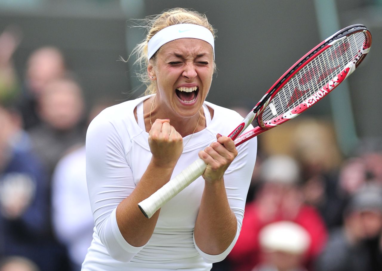Lisicki, who was beaten by Sharapova in last year's semifinals, was delighted after securing a quarterfinal clash with fellow German Angelique Kerber.