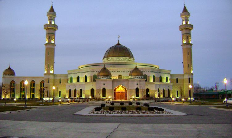 The design of the Islamic Center of America was inspired by houses of worship in Turkey, India and other nations.