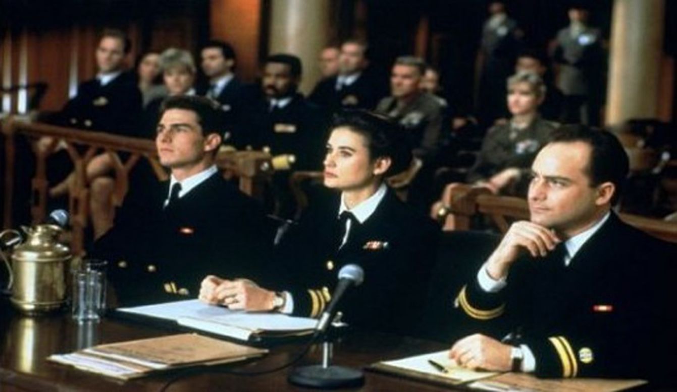 Jack Nicholson (como el coronel Nathan R. Jessup) y Cruise (como el teniente Daniel Kaffee) protagonizaron en 1992 "A Few Good Men". La película fue nominada a cuatro premios de la Academia.