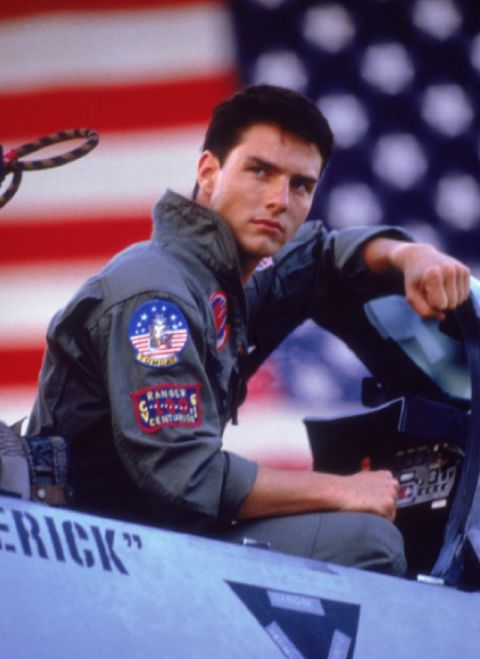 Cruise's Maverick saved the day and got the girl in 1986's "Top Gun." In real life, the actor married Mimi Rogers in May 1987. They divorced in 1990. Emilio Estevez, Cruise's "Outsiders" co-star, was the best man at their wedding, according to<a href="http://www.people.com/people/archive/article/0,,20096360,00.html" target="_blank" target="_blank"> People.</a>