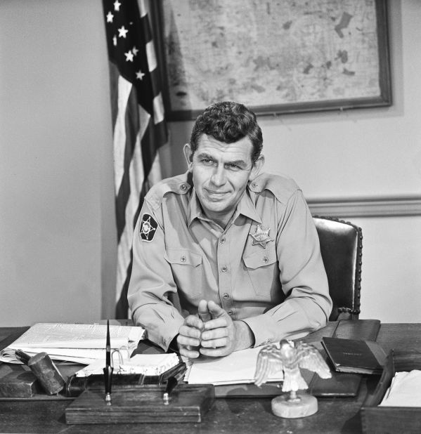 Actor <a href="http://www.cnn.com/2012/07/03/showbiz/andy-griffith-dead/index.html" target="_blank">Andy Griffith</a>, who played folksy Sheriff Andy Taylor in the fictional town of Mayberry, died July 3 at the age of 86.