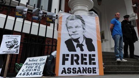 WikiLeaks founder Julian Assange fled to the Ecuadorian Embassy in London last month.