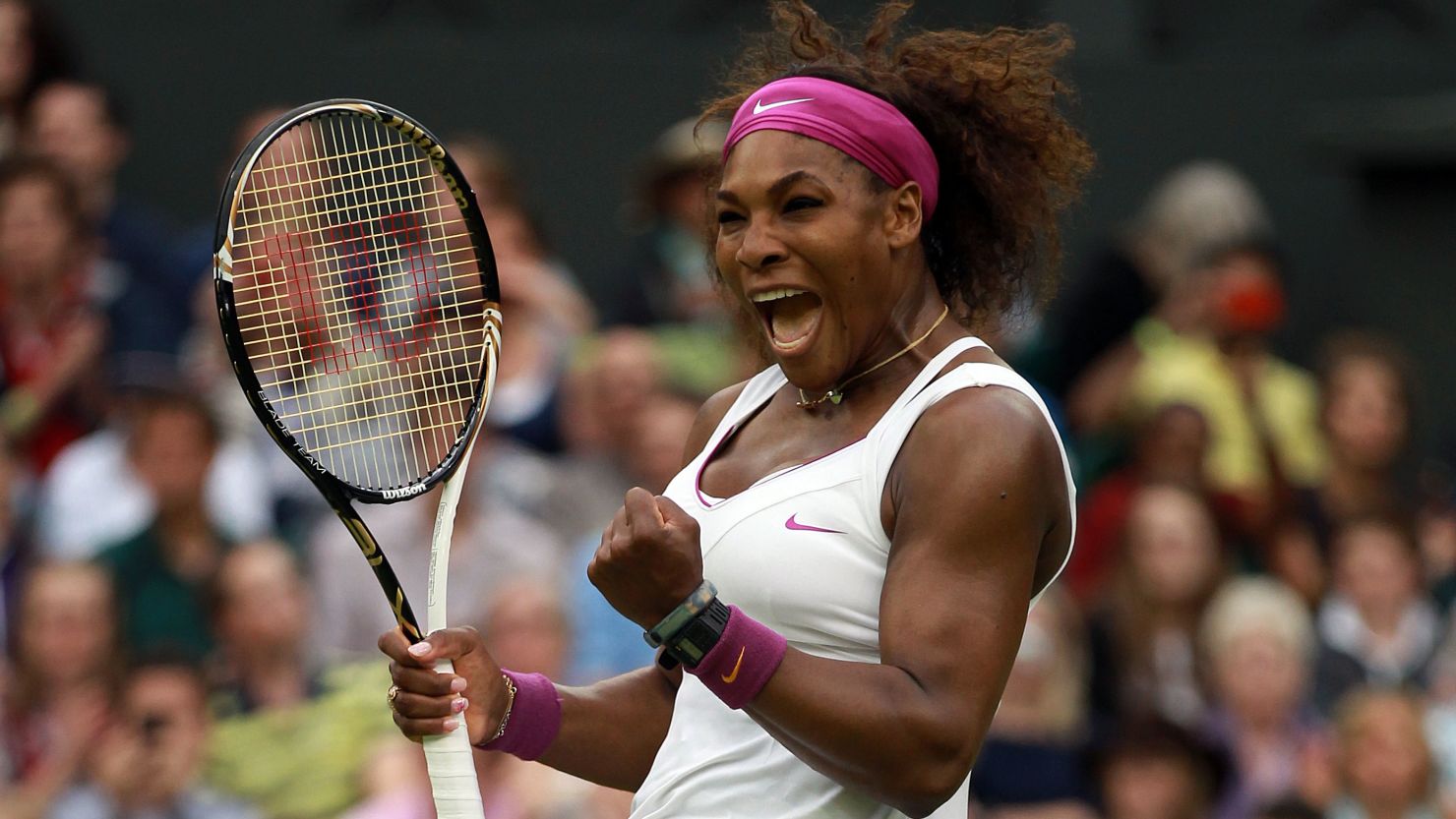 American Serena Williams has won four titles at Wimbledon during her illustrious career