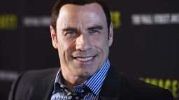 John Travolta attends the "Savages" premiere in New York on June 27.