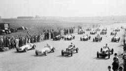 After a gap of 21 years, the British Grand Prix returned to the motor racing calendar in October 1948 at Silverstone, which had recently been built on a disused World War II airfield. 