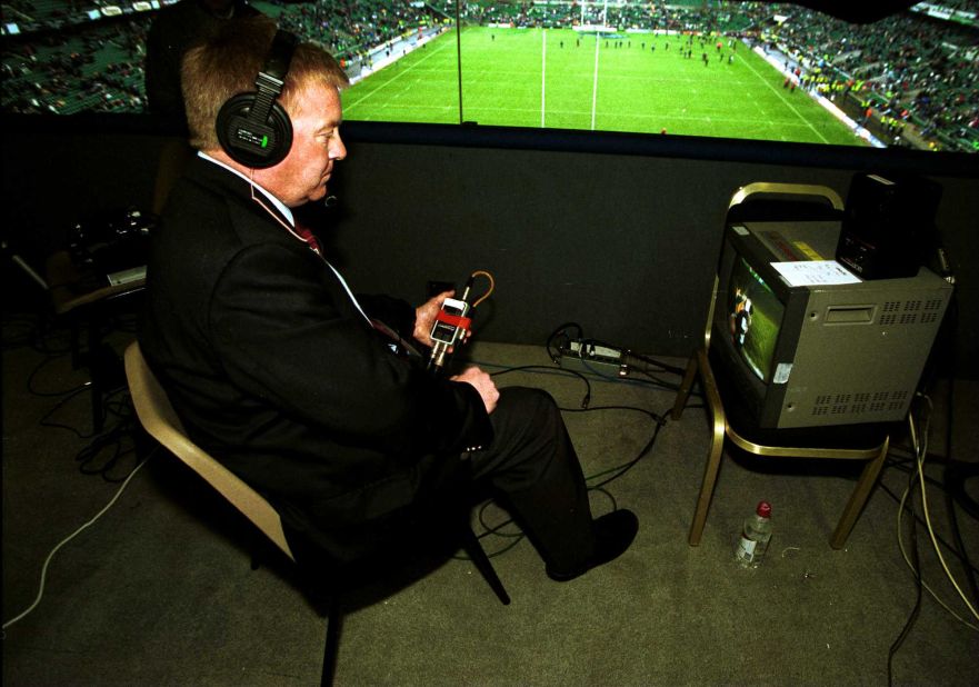 Both rugby codes -- league and union -- use a video referee to rule on whether a try should be awarded. The video referee was first introduced at the rugby league Super League World Nines tournament in 1996 and the "Television Match Official" is widely used in possible point-scoring situations.