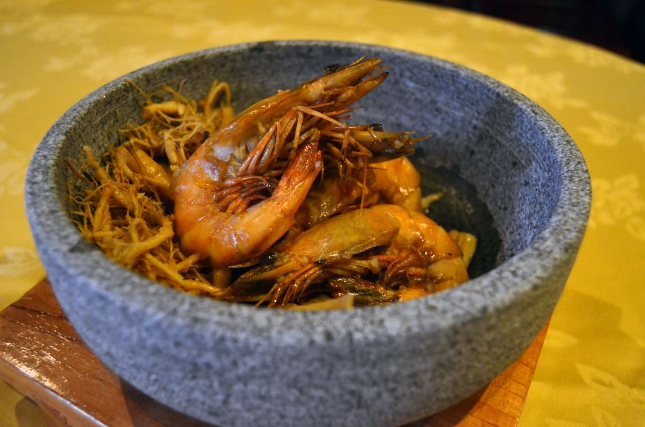 Szechuan-style king prawns are one of Club Qing's most popular dishes.