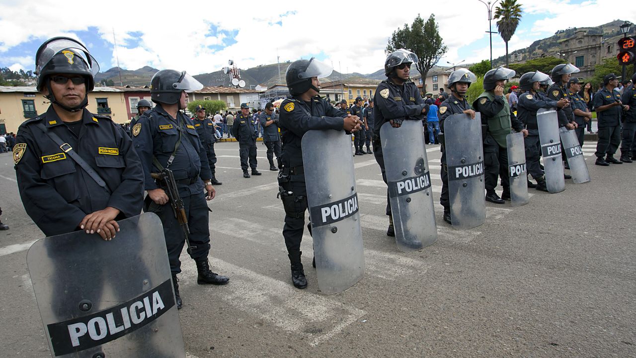 A state of emergency was declared in parts of Cajamarca in December after protests against the Conga project.