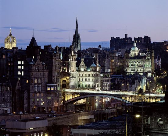 While many may see Edinburgh's beauty from North Bridge in the foreground to Edinburgh Castle in the distance, Ian Rankin's Inspector John Rebus views the city as a "crime scene waiting to happen."