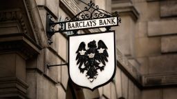 A file picture taken on October 1, 2008, shows a Barclays Bank branch in central London. Barclays bank is to pay $452 million in fines following a probe into suspected manipulation by several banks of key markets for Libor and Euribor interest rates, the bank revealed on Wednesday June 27, 2012.