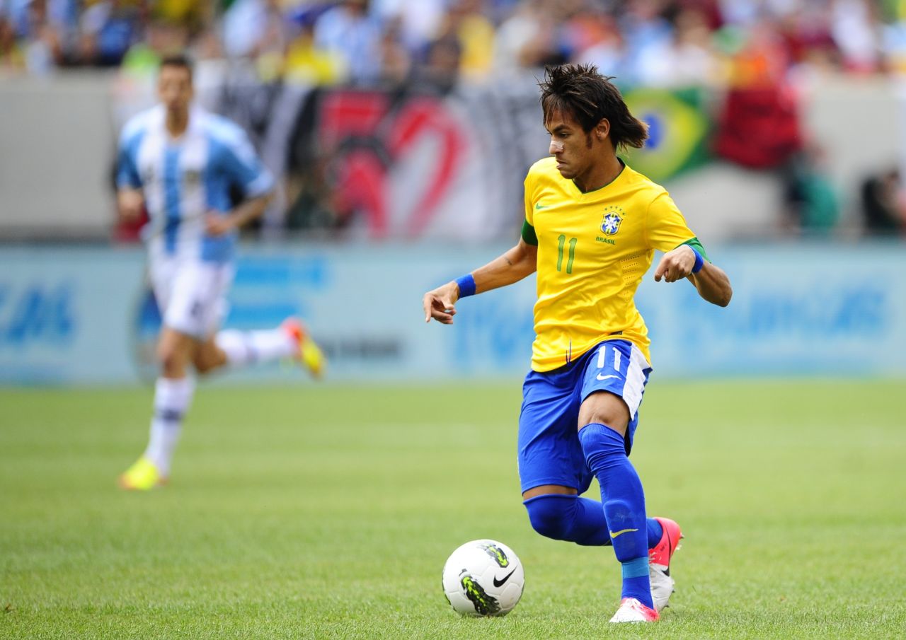 Brazil will feel the weight of expectation when the World Cup is hosted in the country in 2014. One of the stars of the current Brazil team is forward Neymar, who has consistently been linked with a move away from Santos.