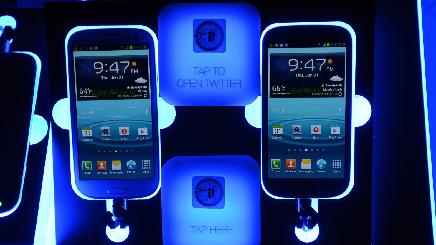 South Korean tech giant Samsung has high hopes for its latest smartphone device -- the Galaxy S III.