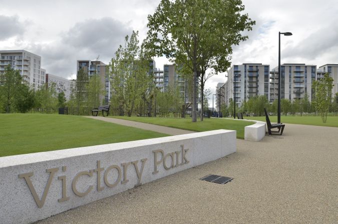 The Olympic Village -- Victory Park -- will play host to around 17,000 athletes and officials during the Games. The complex includes 10,000-square meters of green roof. 