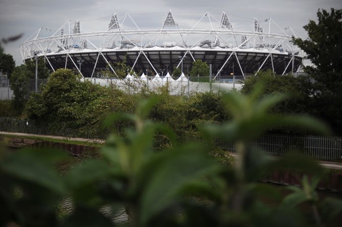 The Olympic Stadium is the lightest ever constructed, say organizers, weighing 10 times less than Beijing's Bird's Nest stadium. 