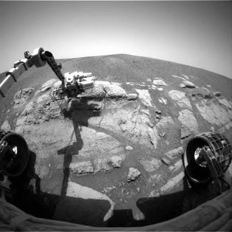 Opportunity, a six-wheeled solar-powered robot, has carried out a number of tasks during its lengthy time on Mars, exploring craters, digging trenches and testing rocks and soils.