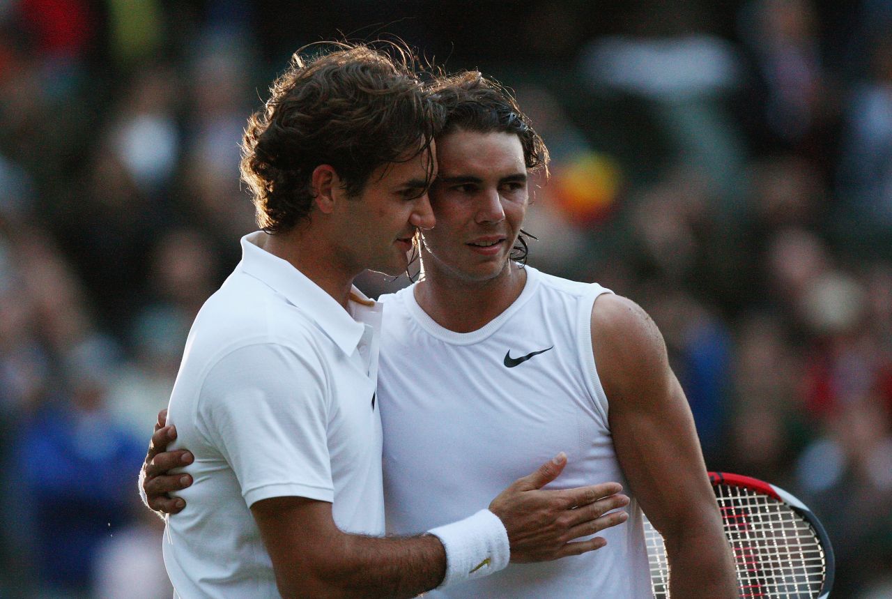 Federer dominated men's tennis following his 2003 triumph, winning Wimbledon in each of the following four years. His run was brought to an end in 2008, when rival Rafael Nadal edged a five-set thriller which is widely regarded as one of the greatest matches of all time.