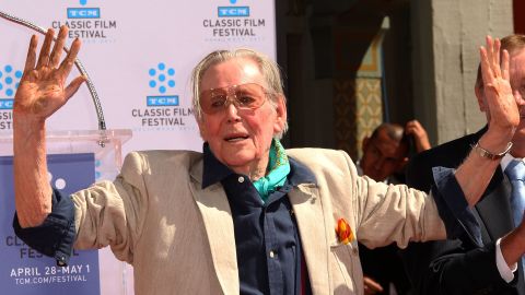 Peter O'Toole, who announced his retirement today, at the 2011 TCM Classic Film Festival 