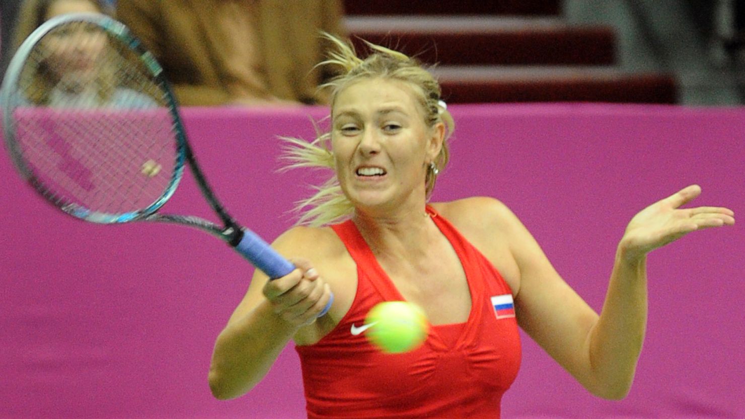 Maria Sharapova helped Russia to reach this year's Fed Cup semifinals.